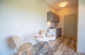 Spiseområde på rommet