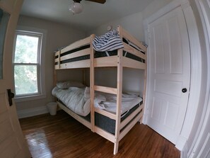 2nd floor bedroom with bunk beds