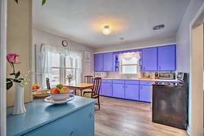 This home is full of quirky, sweet amenities and furnishings.