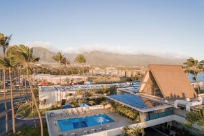 Aerial View and Outdoor Pool
