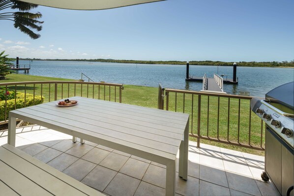 Beautiful views over the Maroochy River from your private patio.