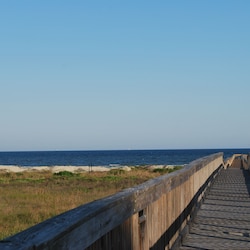 Walk over to beach infront of condo