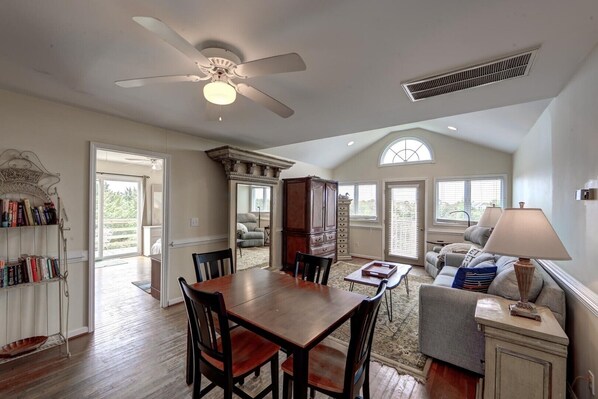 Dining Area leading into First Master Bedroom