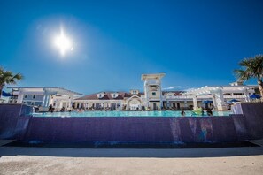 View of the Beach Club from the Kiddie pool.