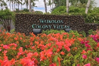 Waikoloa Colony Villas, 2 story townhouse on Golf Course!