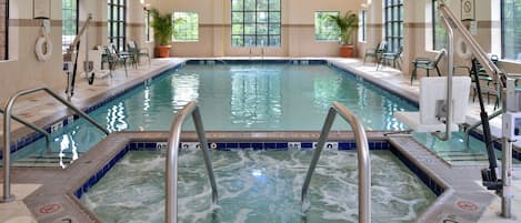 Enjoy excellent on-site amenities, including the shared hot tub.