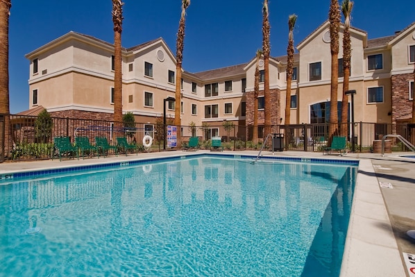Take a dip in the pool.