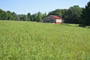 Shouse overlooks beautiful food plots for wildlife!