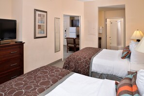 Get a peaceful night sleep in a cozy bedroom.