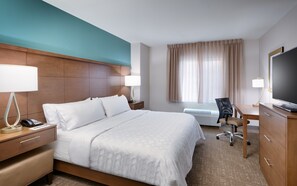 Drift to sleep in the comfortable bed.