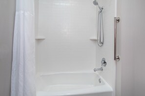 Get ready for your day in the bathroom.