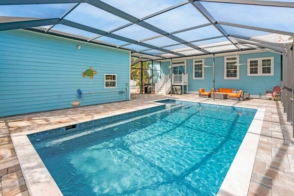 Heated pool!
