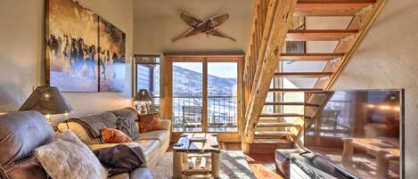 Steamboat Springs Vacation Rental | 3BR | 3BA | 1,267 Sq Ft | Stairs to Access