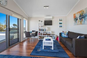 open living room with view