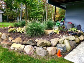 Tastefully landscaped