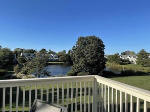 Great view of pond from the deck