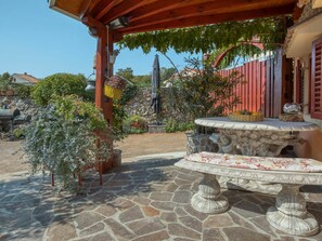 Eigentum, Grundeigentum, Haus, Terrasse, Gebäude, Baum, Zuhause, Die Architektur, Hazienda, Urlaub