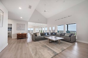 This is the main living room area of the home