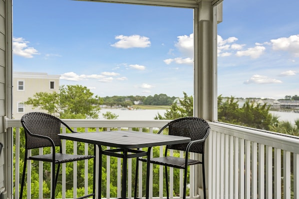 Screen Porch with River Views
