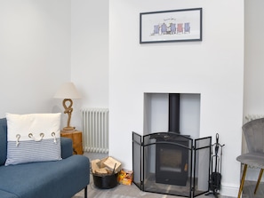 Delightful living room with wood burner | Sapphire Cottage, Lowestoft