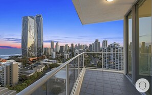 Enjoy your morning coffee in this spacious balcony