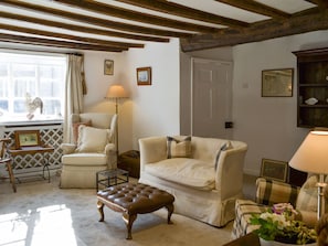 Comfortable seating within living room | Toad Hall, Helmsley