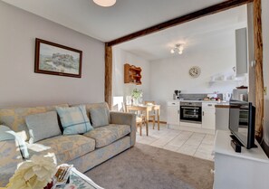 Open plan living area