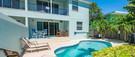 Balconies Overlooking the Pool Area