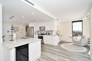 Kitchen and workspace