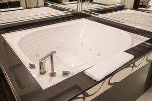 Hop in and relax in the Over-Sized Jetted Tub in the Master Bedroom.