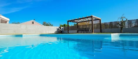 Swimming Pool, Blue, Water, Sky, Property, Architecture, Vacation, Leisure Centre, Leisure, Real Estate