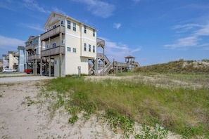 Right hand side of property