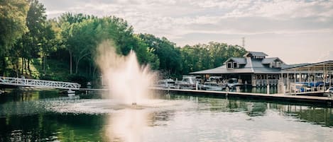 Marina fountain