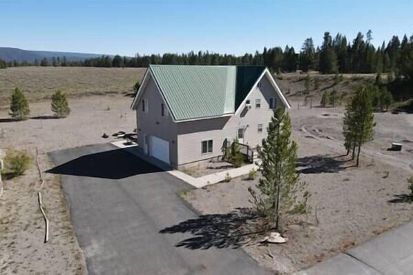 Driveway and Front.