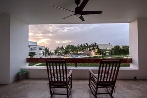 One of the other patio areas on the living area level of RR 6320