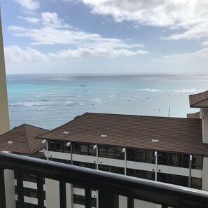 Ocean view from Living Room/kitchen