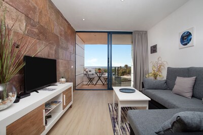 Luxuriöse Ferienwohnung "Apartamento La Puntilla" mit Meerblick, WLAN, Terrasse und Balkon