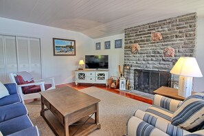 Living Room with Fireplace