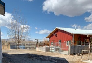 Front of Property now has tall fenced yard