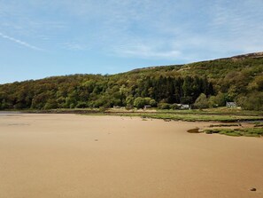 In Front of Lochead Chalet at Low Tide  