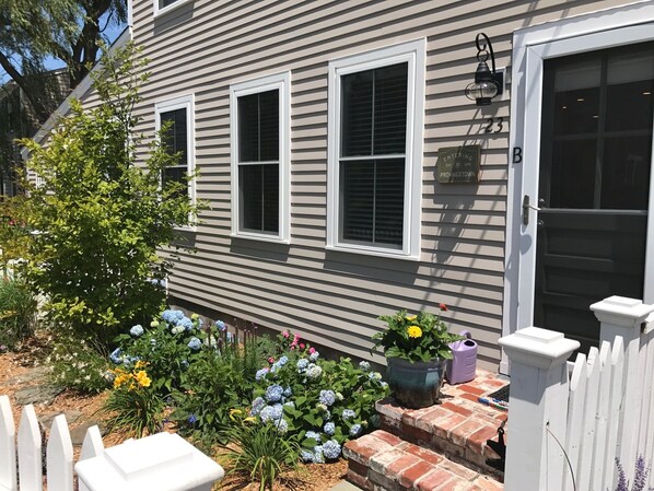 Front of condo