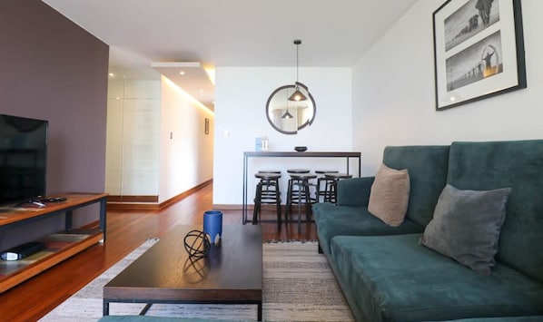 Modern and stylish living room
