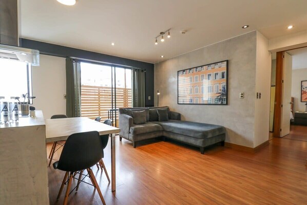 Open living room