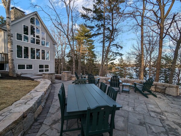 The brand new patio installed 2024.