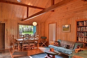 Dining area with seating for six