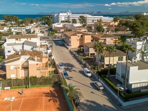 Wohngebiet, Urban Design, Wohnung, Vogelperspektive, Luftaufnahmen, Küste, Meer, Eigentumswohnung, Resort, Vorort