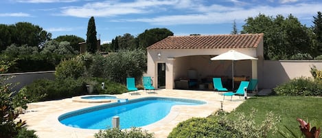 Piscine, Jacuzzi et pool house