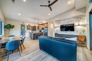 Living room and Kitchen