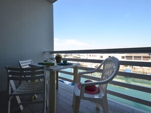 Sky, Table, Furniture, Cloud, Chair, Building, Shade, Wood, House, Outdoor Furniture