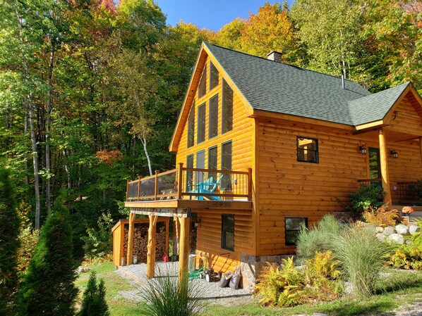 Artist's Cabin in the summer